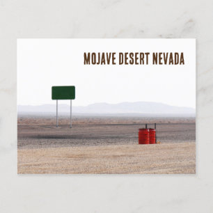 Mojave Desert Nevada Briefkaart