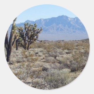 Mojave Desert scène 03 Ronde Sticker