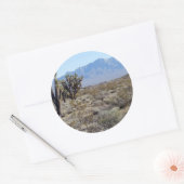 Mojave Desert scène 03 Ronde Sticker (Envelop)