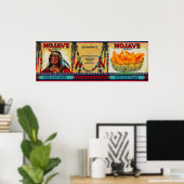 Mojave Peach Label Poster (Thuiskantoor)