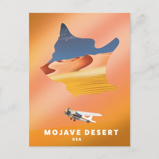 Mojavewoestijn VS kaart (Voorkant)