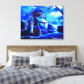 MOJISOLA A GBADAMOSI OKUBULE OLIE OP doek Canvas Afdruk (Insitu (Slaapkamer))