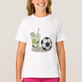 Mojito and soccer ball t-shirt (Voorkant)