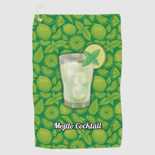 Mojito Cocktail Golfhanddoek