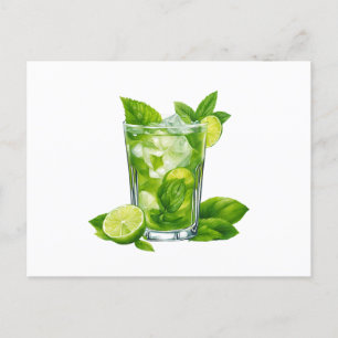 Mojito illustratie briefkaart
