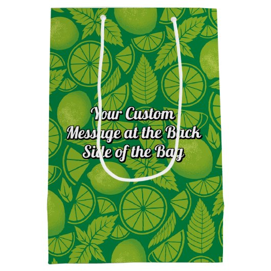 Mojito Medium Cadeauzakje (Achterkant)