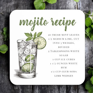 Mojito Recept Bier Onderzetter