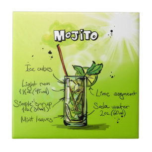 Mojito Recipe Tegeltje