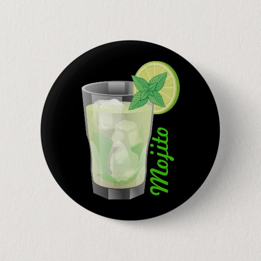 Mojito Ronde Button 5,7 Cm (Voorkant)