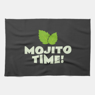 Mojito Tijd! leuke keukenhanddoek voor cocktailpar