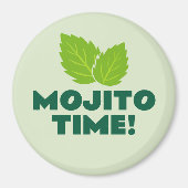 Mojito Time aimant de frigo drôle pour amateur de (Devant)