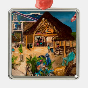 "Mojito's at Dusk" door Willowcatdesign Metalen Ornament