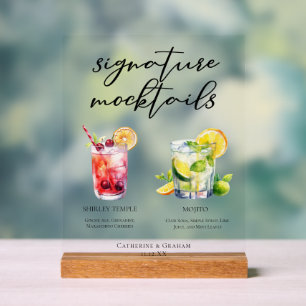Mojitos Shirley Temple pour mariage d'été sans alc