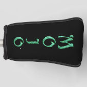 Mojo black golf club putter cover (Voorkant)