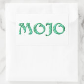 Mojo blanc rectangle stickers (Sac)