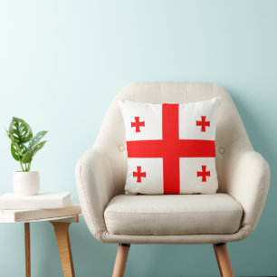 MoJo Coussin avec le drapeau de la Géorgie
