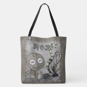MOJO Gothic Voodoo Doll GEPERSONALISEERD Draagtas (Achterkant)