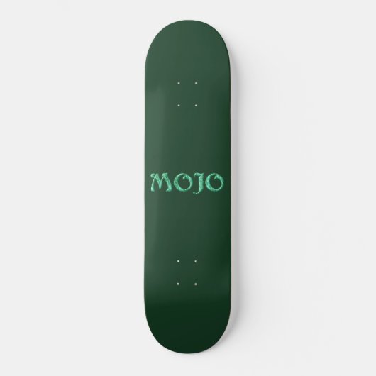 Mojo green skateboard (Recto)