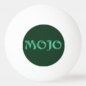 Mojo groen groen wit 3-sterren ping pong bal pingpongballen (Voorkant)