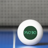 Mojo groen groen wit 3-sterren ping pong bal pingpongballen (Net)
