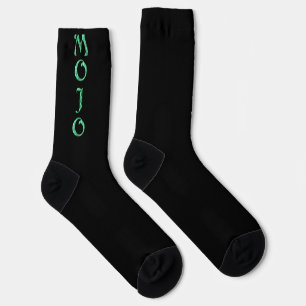 Mojo groene en zwarte premium sokken