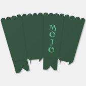 Mojo groene popcorn dozen bedankdoosjes (Ongevouwen)