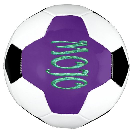 Mojo paars voetbal (Gedraaid)