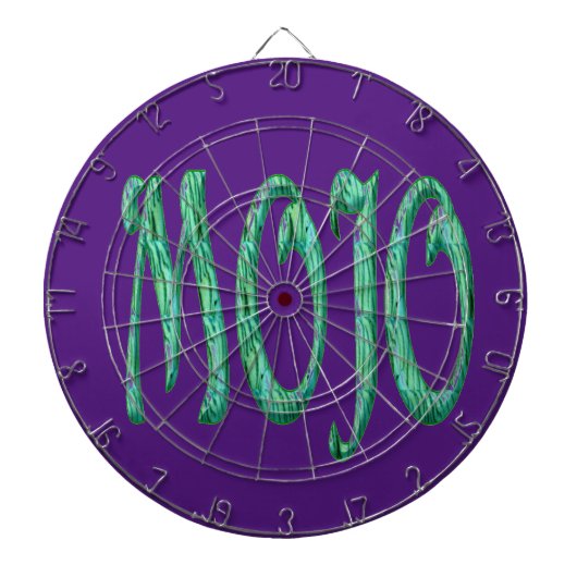 Mojo paarse dartboard dartbord (Voorkant)
