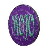 Mojo paarse dartboard dartbord (Voorkant Rechts)