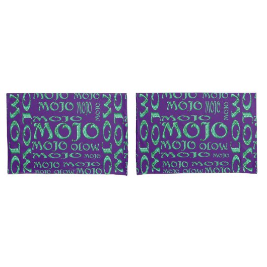 Mojo paarse pilazen kussensloop (Voorkant-Set)