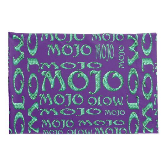 Mojo paarse pilazen kussensloop (Achterkant-Rechts)
