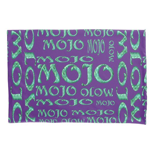 Mojo paarse pilazen kussensloop (Voorkant-Links)