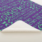 Mojo paarse sherpa deken (3/4)