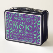 Mojo paarse zwarte lunchbox (Achterkant)