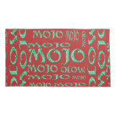 Mojo red king pillowcase kussensloop (Achterkant)