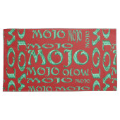 Mojo red koningskussens kussensloop (Voorkant-Rechts)