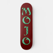 Mojo red skateboard (Voorkant)