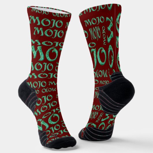 Mojo rode high performance sokken (Gebogen)