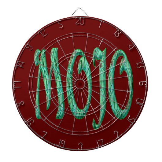 Mojo rood dartbord (Voorkant)