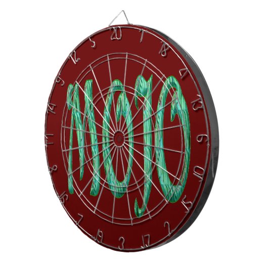 Mojo rood dartbord (Voorkant Rechts)