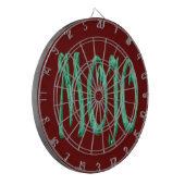 Mojo rood dartbord (Voorkant Links)