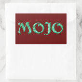 Mojo rouge rectangle stickers (Sac)