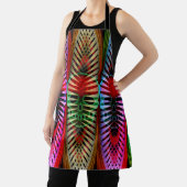 Mojo Skull All-Over Print Apron Schort (Insitu)