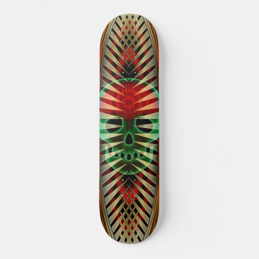 Mojo Skull Skateboard (Voorkant)