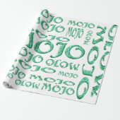 Mojo wit glanzend inpakpapier (Uitgerold)