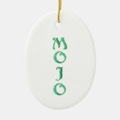 Mojo wit hangend ovaal ornament (Voorkant)