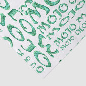 Mojo wit tissue papier (Detail)