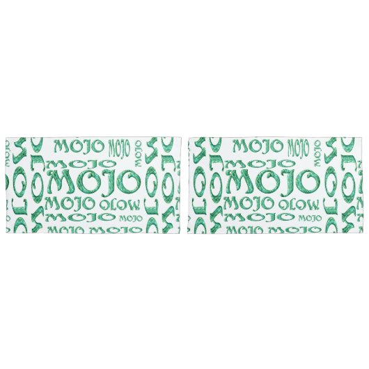 Mojo witte koning kussenslopen (Voorkant-Set)