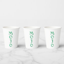 Mojo witte papieren bekers