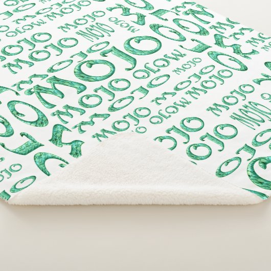 Mojo witte sherpa deken (3/4)